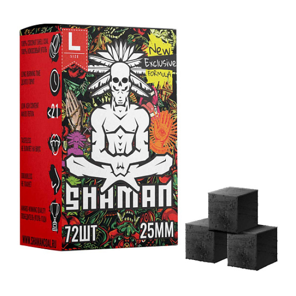 Кокосовый уголь Shaman 25мм в Ростове-на-Дону