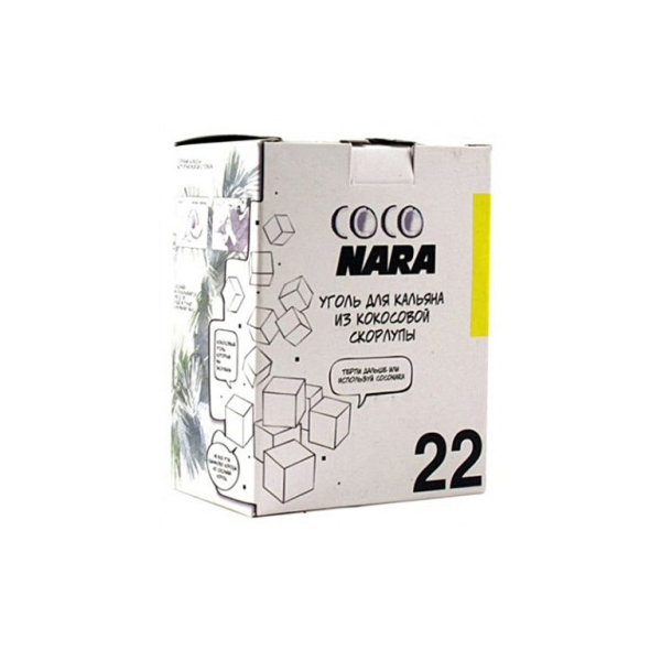 Уголь CocoNara 22мм для кальяна - 24 шт в Ростове-на-Дону
