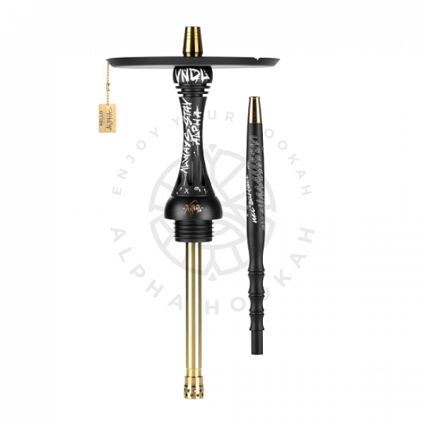 Кальян Alpha Hookah X VNDL Jet Black Чёрный (42 см) в Ростове-на-Дону