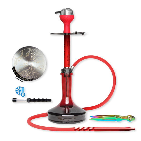 Кальян Seven star TE1 TECHNO Red 60см в Ростове-на-Дону