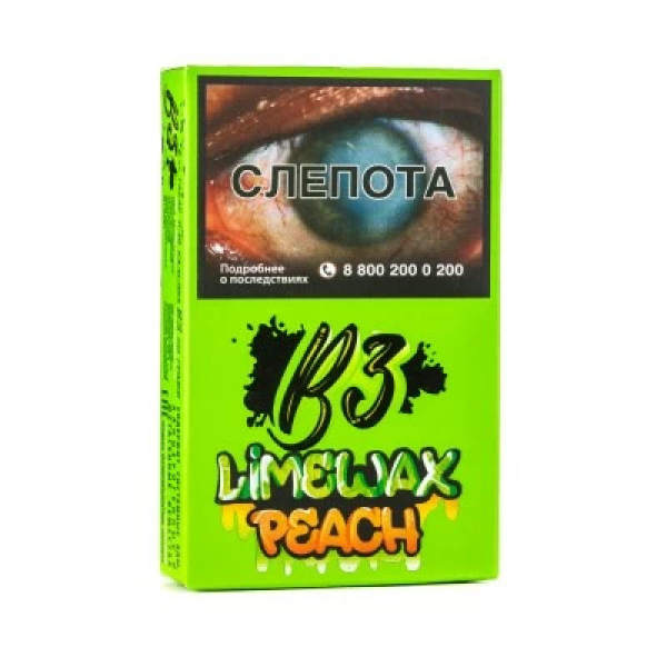 Табак B3 Limewax peach (Персик Лайм) 50 гр в Ростове-на-Дону
