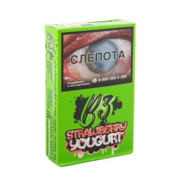 Табак B3 Strawberry Youghurt (Клубничный Йогурт) 50 гр в Ростове-на-Дону