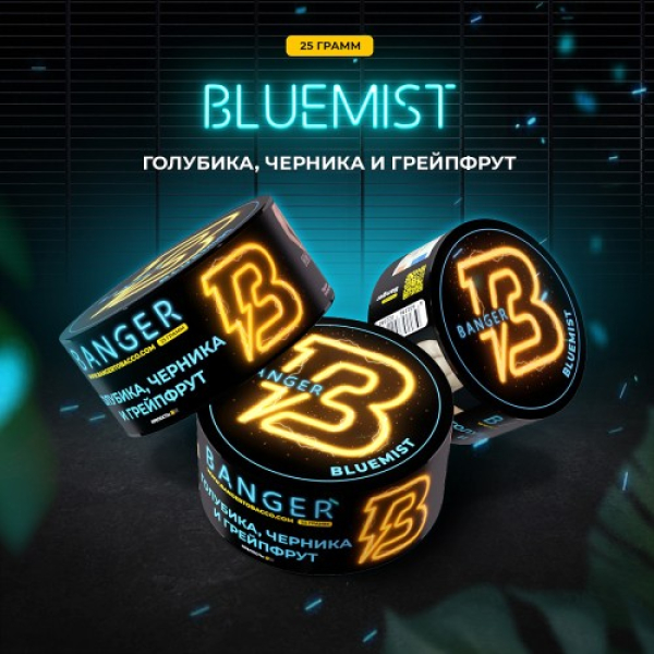 Табак Banger Bluemist (Голубика Черника и Грейпфрут) 25 гр в Ростове-на-Дону
