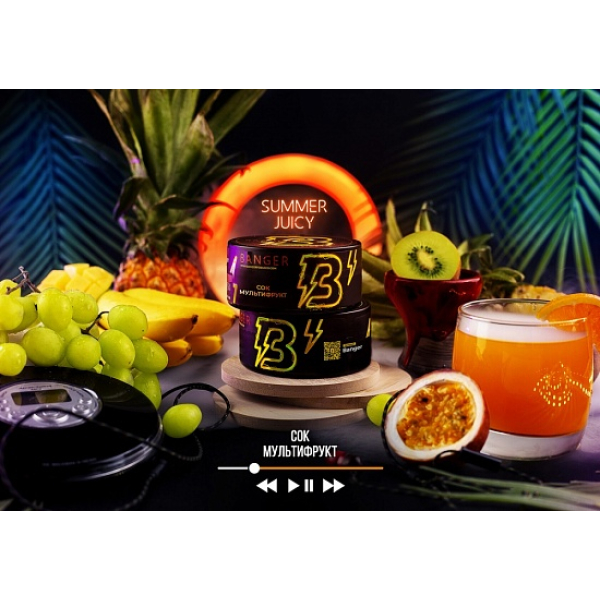 Табак Banger Summer Juicy 100 грамм в Ростове-на-Дону