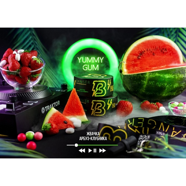 Табак Banger Yummy gum 100 грамм в Ростове-на-Дону