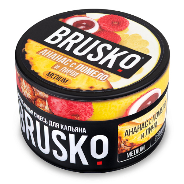Смесь BRUSKO АНАНАС С ПОМЕЛО И ЛИЧИ (MEDIUM) 250 гр в Ростове-на-Дону