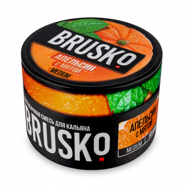 Смесь Brusko Medium Апельсин мята 50 грамм в Ростове-на-Дону