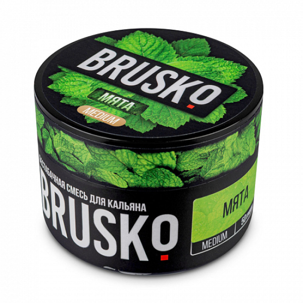 Смесь Brusko Medium Мята 50 грамм в Ростове-на-Дону