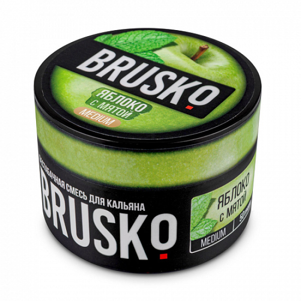 Смесь Brusko Medium Яблоко с мятой 50 грамм в Ростове-на-Дону