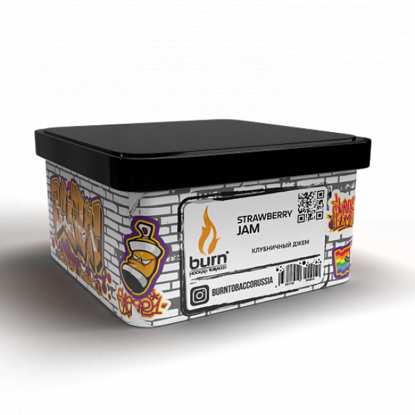 Табак BURN STRAWBERRY JAM 200 грамм в Ростове-на-Дону