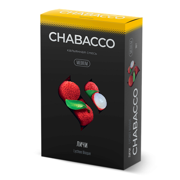Смесь Chabacco Medium LYCHEE BISQUE (ЛИЧИ) 50 гр в Ростове-на-Дону