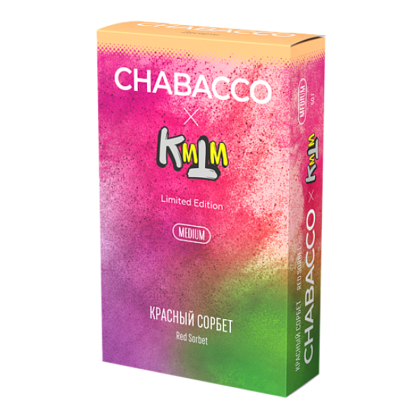 Смесь Chabacco Medium RED SORBET (КРАСНЫЙ СОРБЕТ) 50 гр в Ростове-на-Дону