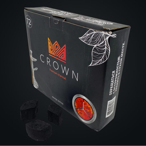 Уголь Crown KALOUD edition для кальяна (72 шт.) в Ростове-на-Дону