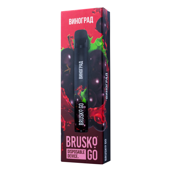 Одноразовая электронная сигарета Brusko Go Виноград 800 затяжек в Ростове-на-Дону