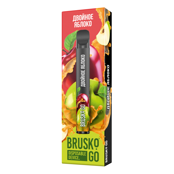 Одноразовая электронная сигарета Brusko Go Двойное яблоко 800 затяжек в Ростове-на-Дону
