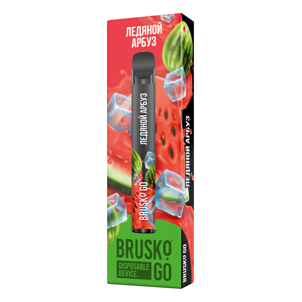 Одноразовая электронная сигарета Brusko Go Ледяной Арбуз 800 затяжек в Ростове-на-Дону