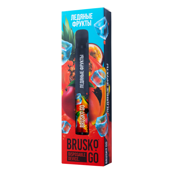 Одноразовая электронная сигарета Brusko Go Ледяные Фрукты 800 затяжек в Ростове-на-Дону