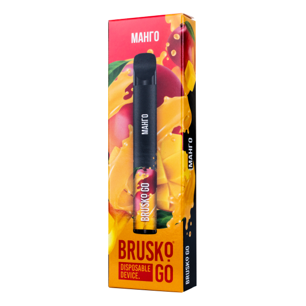 Одноразовая электронная сигарета Brusko Go Манго 800 затяжек в Ростове-на-Дону