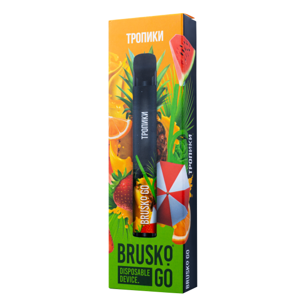Одноразовая электронная сигарета Brusko Go Тропики 800 затяжек в Ростове-на-Дону
