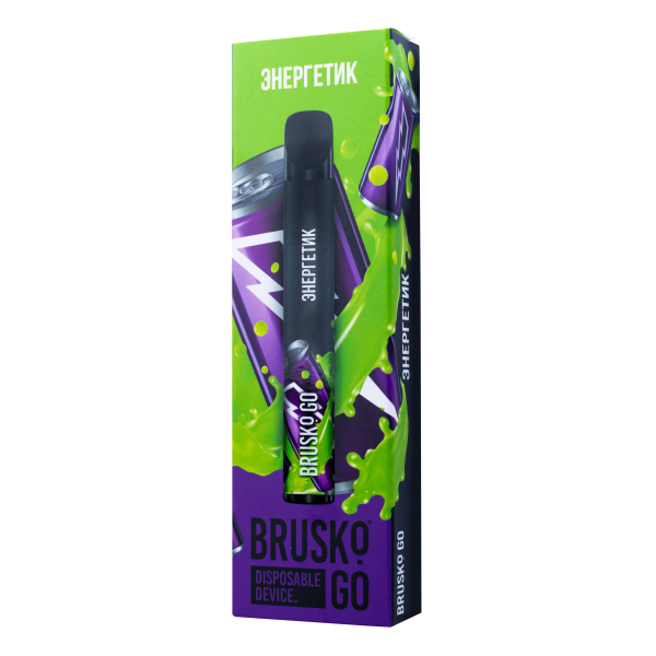 Одноразовая электронная сигарета Brusko Go Энергетик 800 затяжек в Ростове-на-Дону