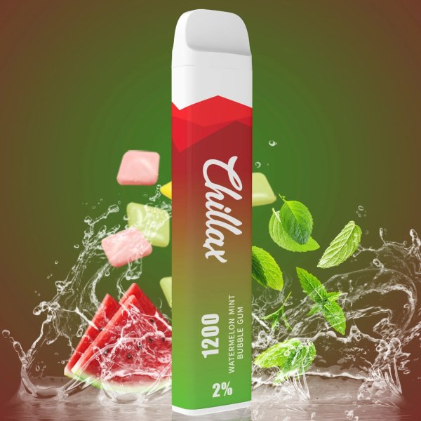 Chillax Watermelon Mint bubble gum (Арбуз Мятная жвачка), 1200 тяг в Ростове-на-Дону