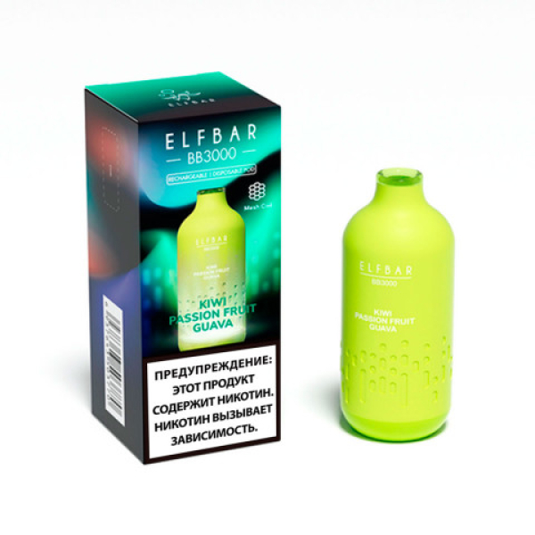 Elfbar BB3000 Киви маракуйя гуава, 3000 тяг в Ростове-на-Дону