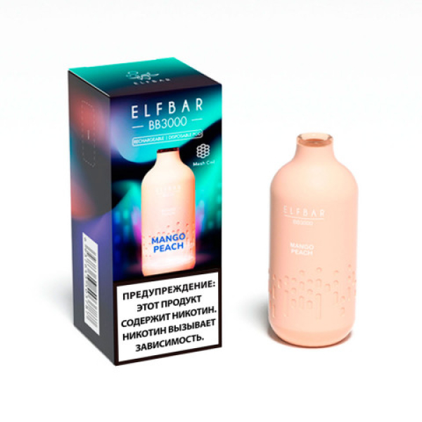 Elfbar BB3000 Манго персик, 3000 тяг в Ростове-на-Дону