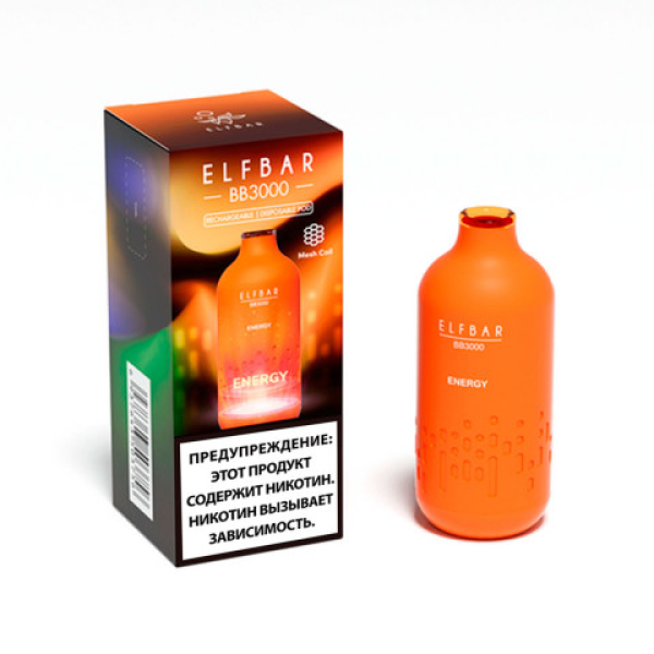 Elfbar BB3000 Энергетик, 3000 тяг в Ростове-на-Дону