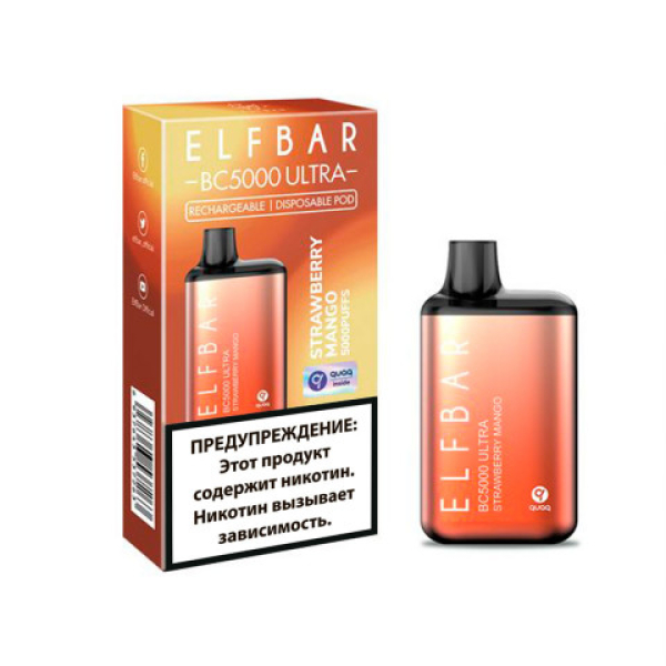 Elfbar BC5000 (Клубника манго), 5000 тяг в Ростове-на-Дону