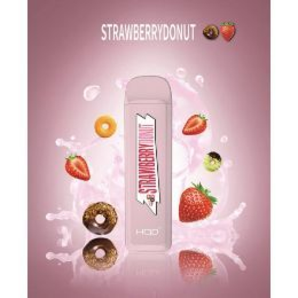 HQD MEGA Strawberry Donut (Клубничный Пончик), 1800 тяг в Ростове-на-Дону