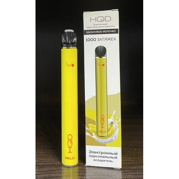 HQD melo banana milk (банановое молочко) 1000 затяжек в Ростове-на-Дону