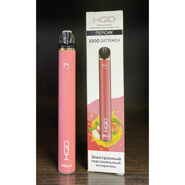HQD melo peach (персик) 1000 затяжек в Ростове-на-Дону