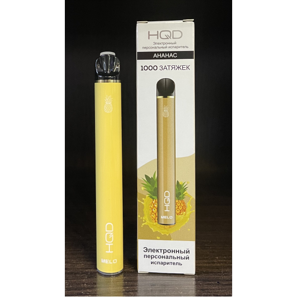 HQD melo pineapple (ананас) 1000 затяжек в Ростове-на-Дону