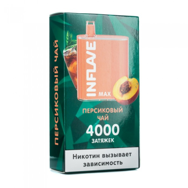 INFLAVE MAX Персиковый чай, 4000 тяг в Ростове-на-Дону