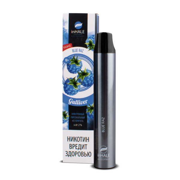 inHale Guliver Hard Blue Razz (Ежевика) 1500 затяжек в Ростове-на-Дону