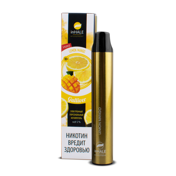inHale Guliver Hard Lemon Mango (Лимон Манго) 1500 затяжек в Ростове-на-Дону