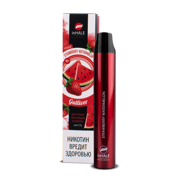 inHale Guliver Hard Strawberry Watermelon (Клубника Арбуз) 1500 затяжек в Ростове-на-Дону