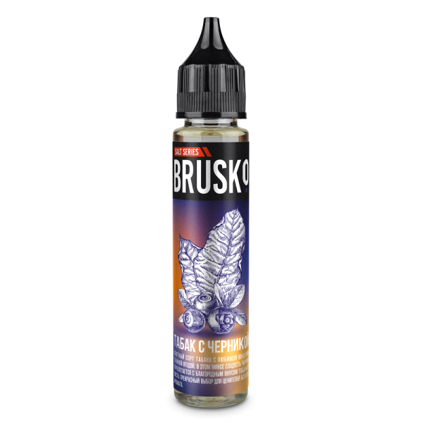 Жидкость Brusko Salt Табак С Черникой 30 мл в Ростове-на-Дону