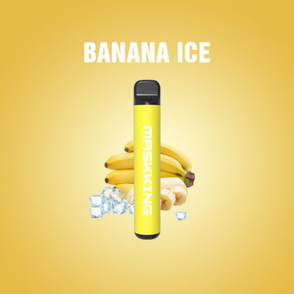 Одноразовая электронная сигарета Maskking High Pro Banana Ice (Ледяной Банан) 1000 затяжек в Ростове-на-Дону