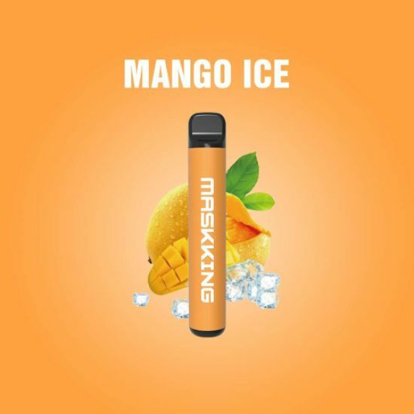 Одноразовая электронная сигарета Maskking High Pro Mango Ice (Манговый Лёд) 1000 затяжек в Ростове-на-Дону
