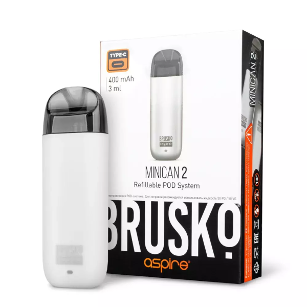 Brusko MINICAN 2 (400 мАч, Белый) в Ростове-на-Дону