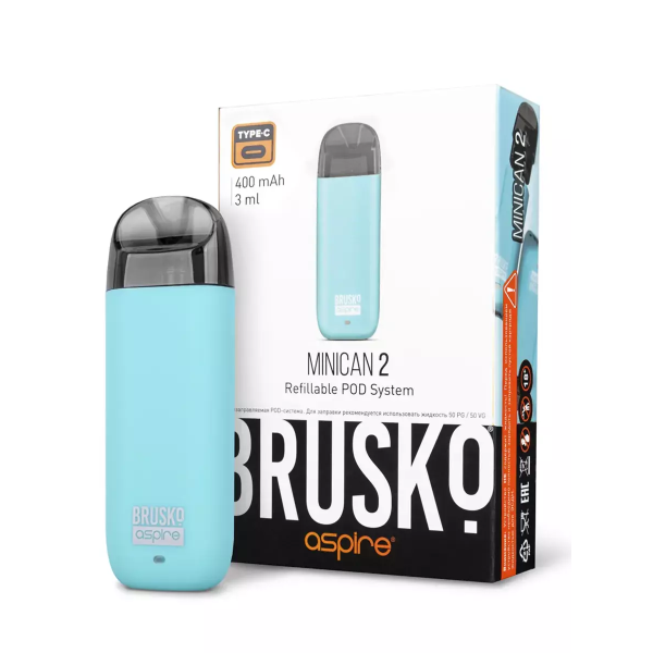 Brusko MINICAN 2 (400 мАч, Бирюзовый) в Ростове-на-Дону
