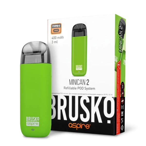 Brusko MINICAN 2 (400 мАч, Зеленый) в Ростове-на-Дону