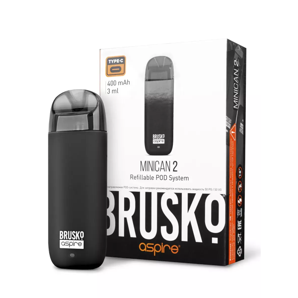 Brusko MINICAN 2 (400 мАч, Черный) в Ростове-на-Дону