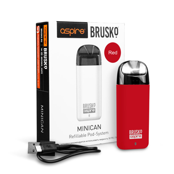 Brusko MINICAN plus (850 мАч, Красный) в Ростове-на-Дону