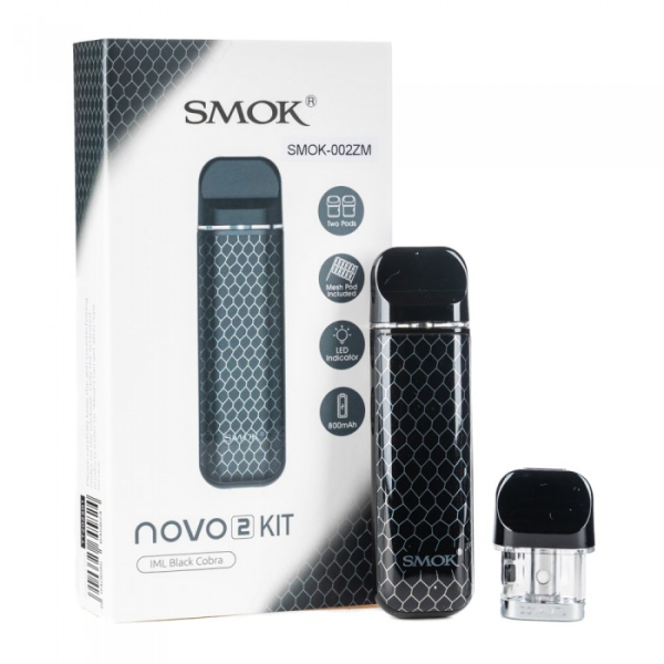 POD-система SMOK Novo 2 Pod 800 mAh Black Carbon в Ростове-на-Дону