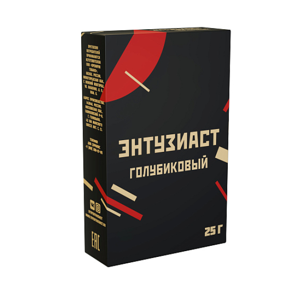 Табак ЭНТУЗИАСТ ГОЛУБИКОВЫЙ 25 гр в Ростове-на-Дону