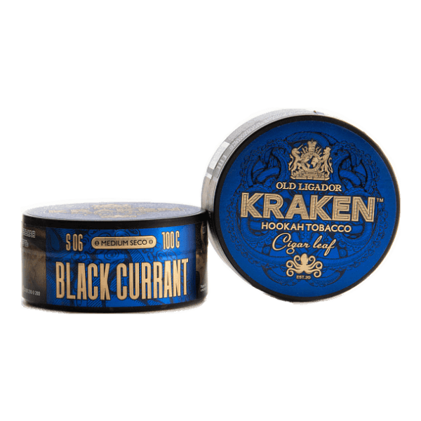 Табак Kraken Medium Seco Black Currant (Черная Смородина) 100 гр в Ростове-на-Дону