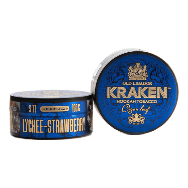 Табак Kraken Medium Seco Lychee strawberry (Личи и клубника) 100 гр в Ростове-на-Дону