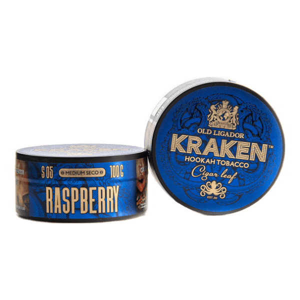 Табак Kraken Medium Seco Raspberry (Малина) 100 гр в Ростове-на-Дону